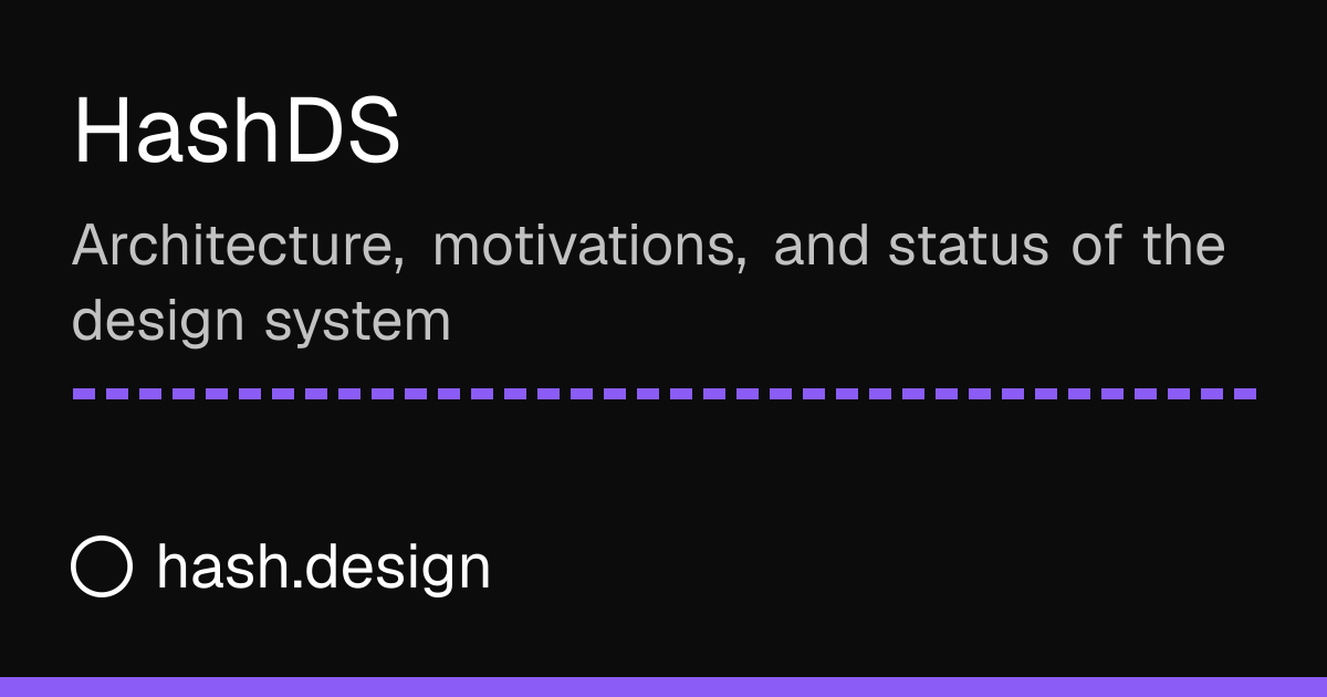 HashDS | HASH Design
